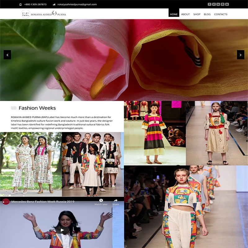 Portfolio Website for Rokaiya Ahmed Purna